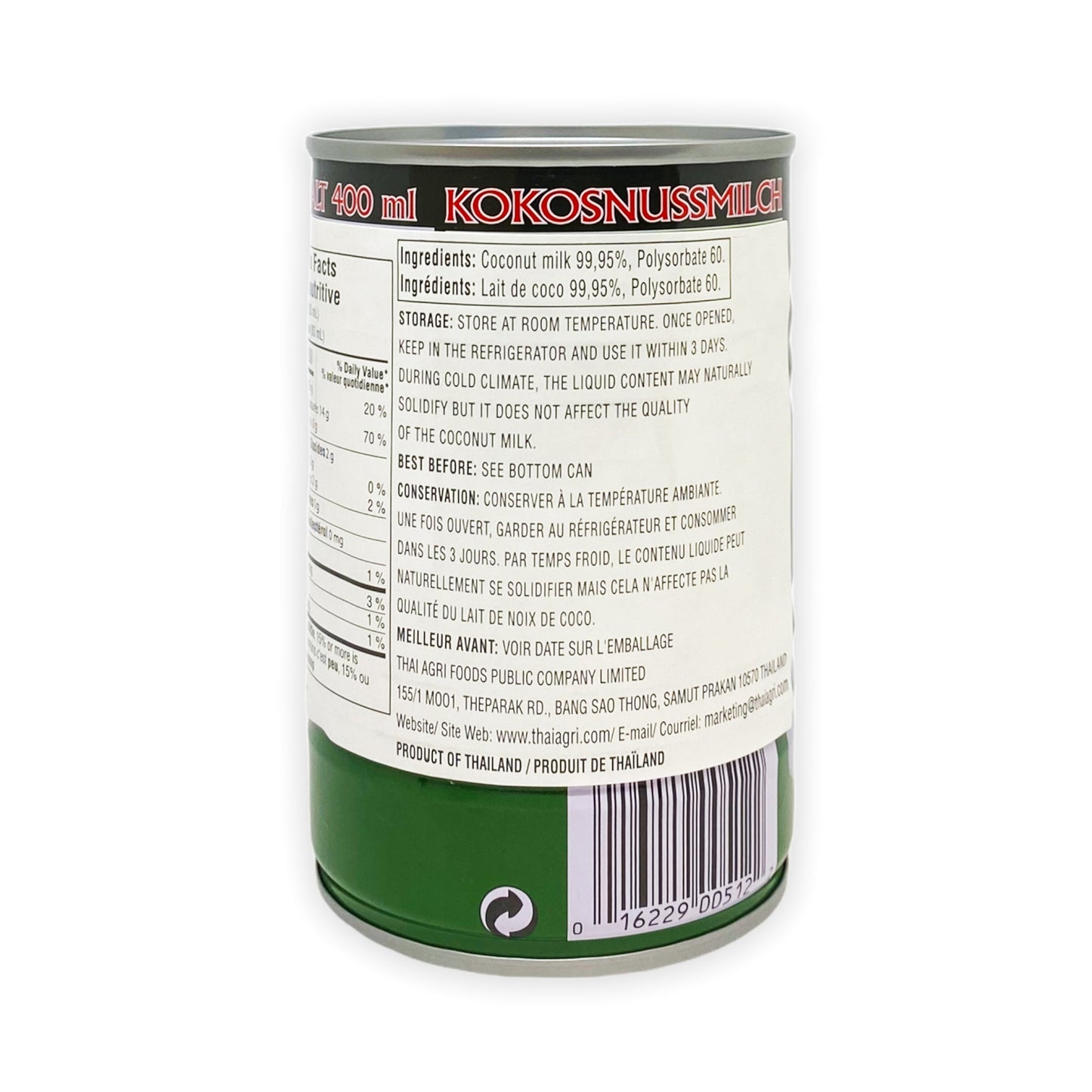 Lait de coco pour dessert