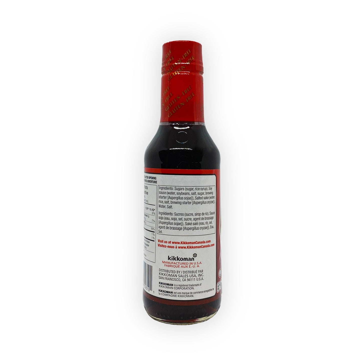 Mild soy sauce for gluten-free rice