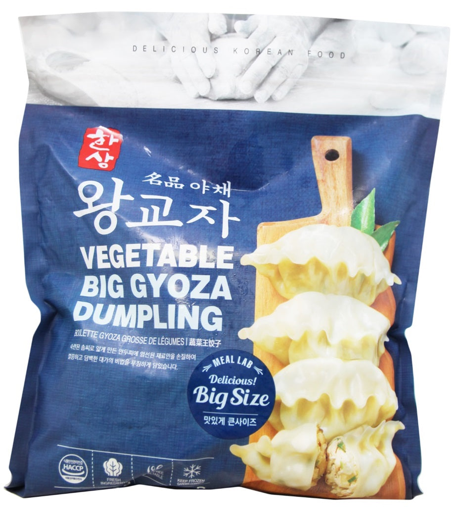 Big vegetable gyoza dumplings
