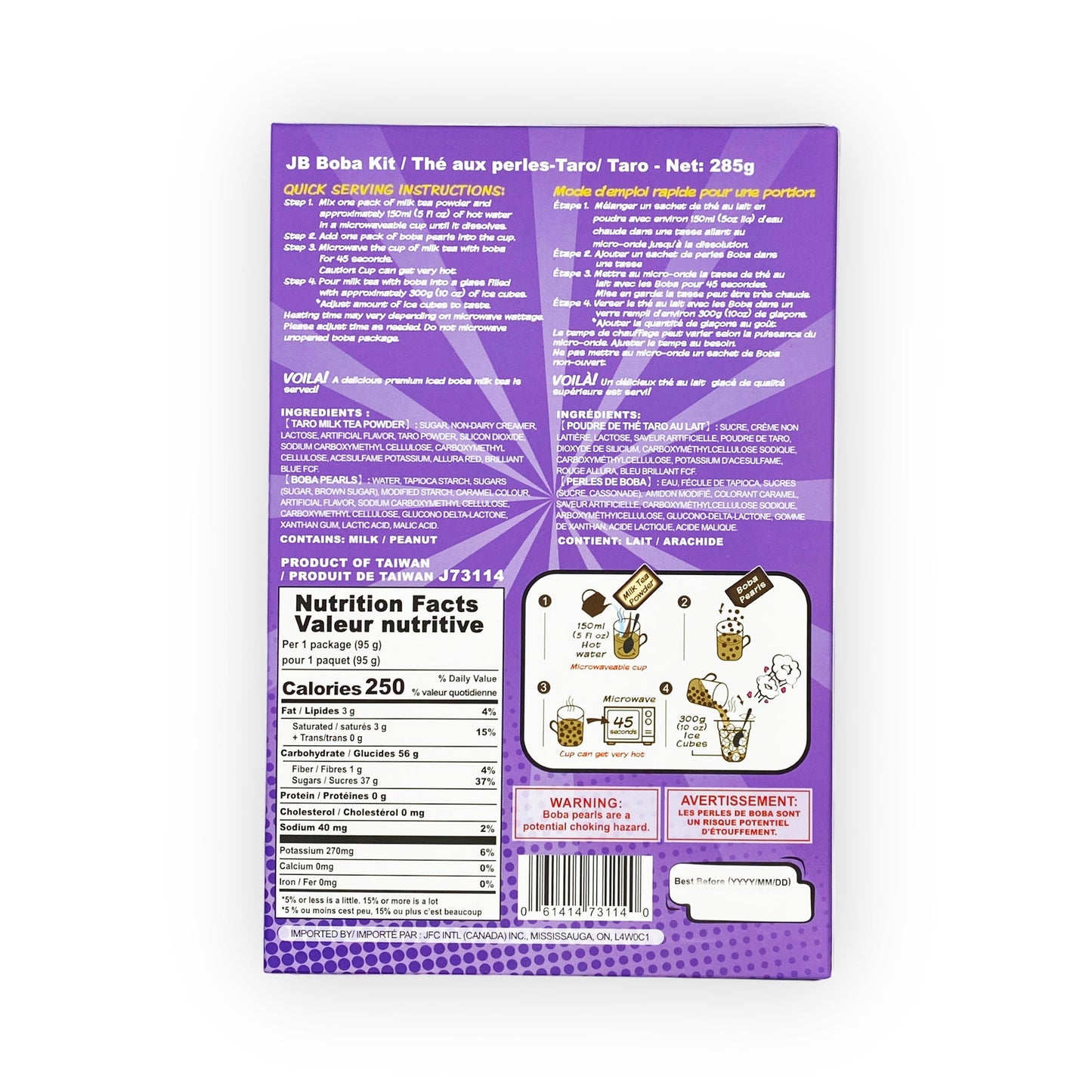 Instant Boba Kit - Taro