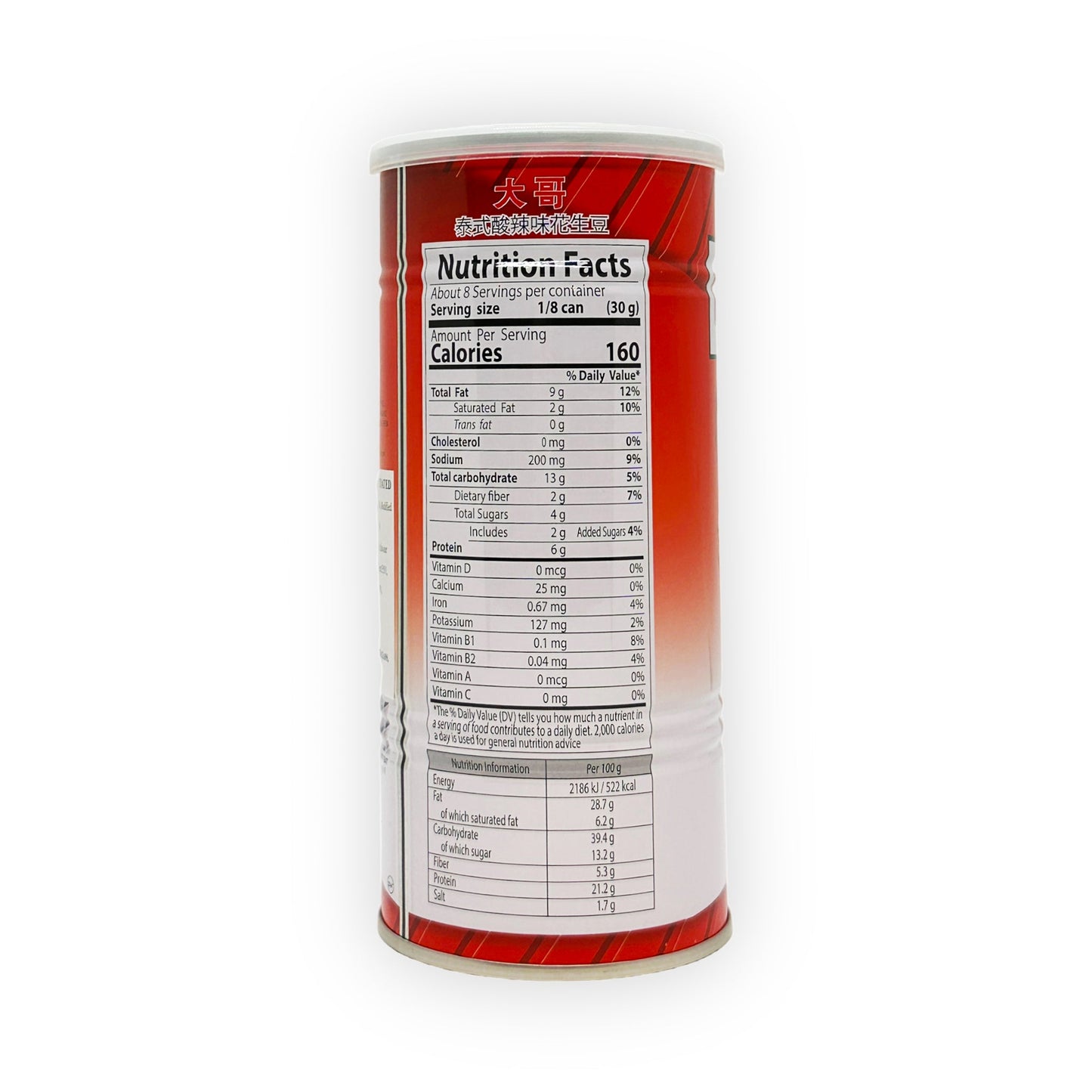 Arachides enrobés au tom yum