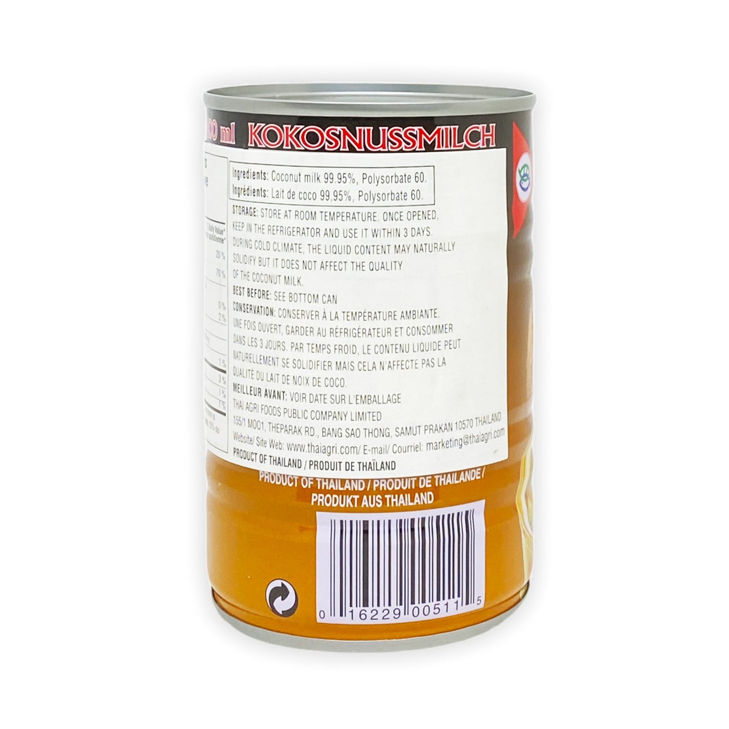 Lait de coco pour cuisson