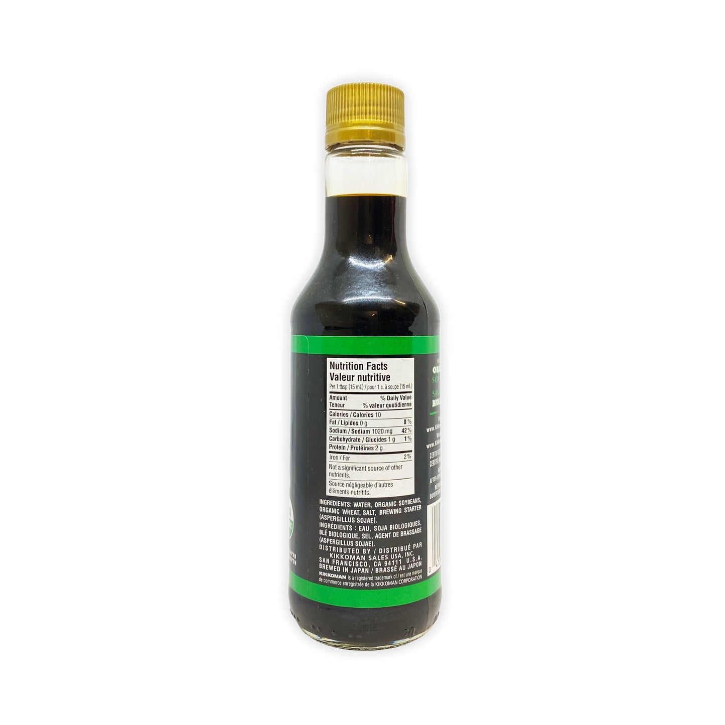 Organic soy sauce