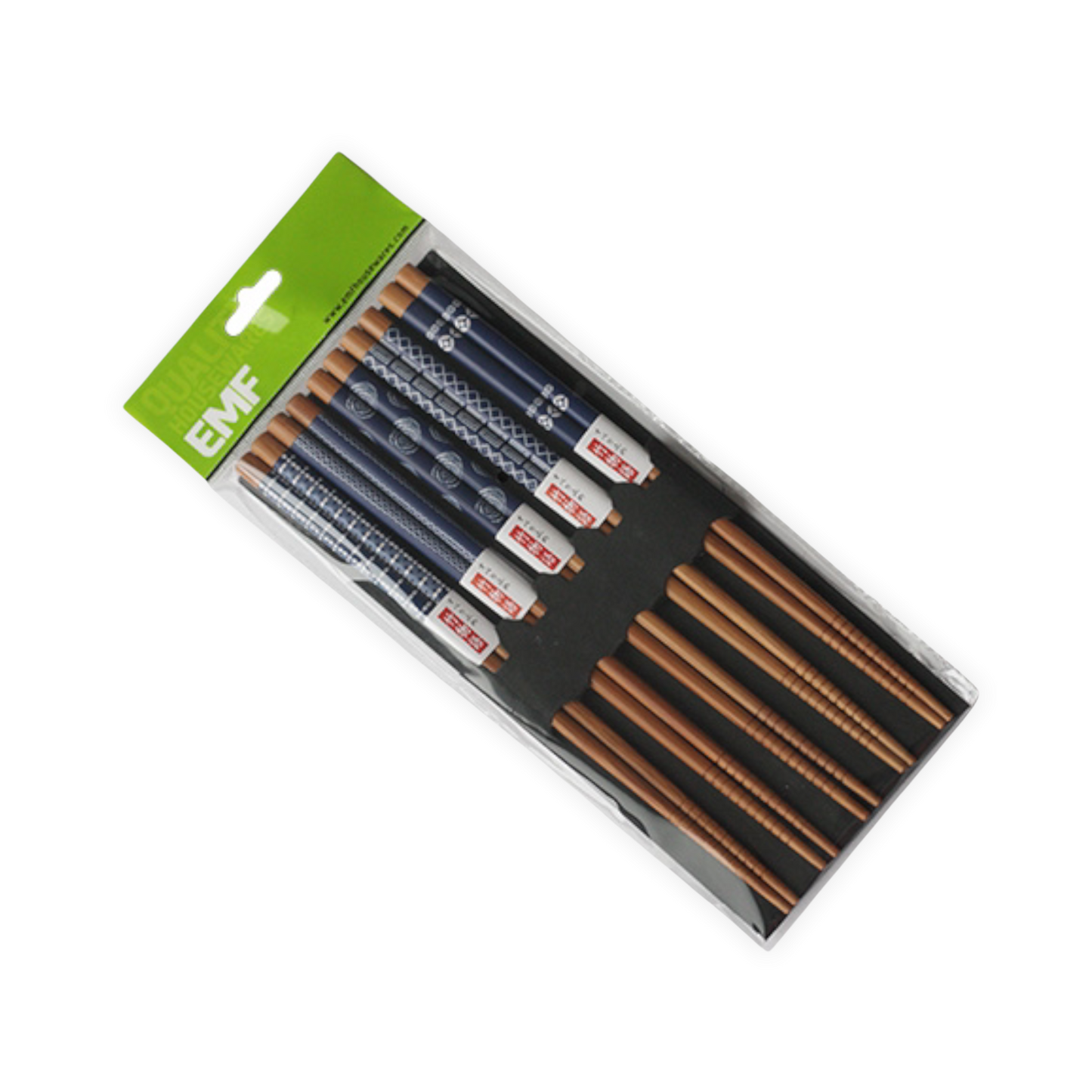 Baguettes - motif bleu