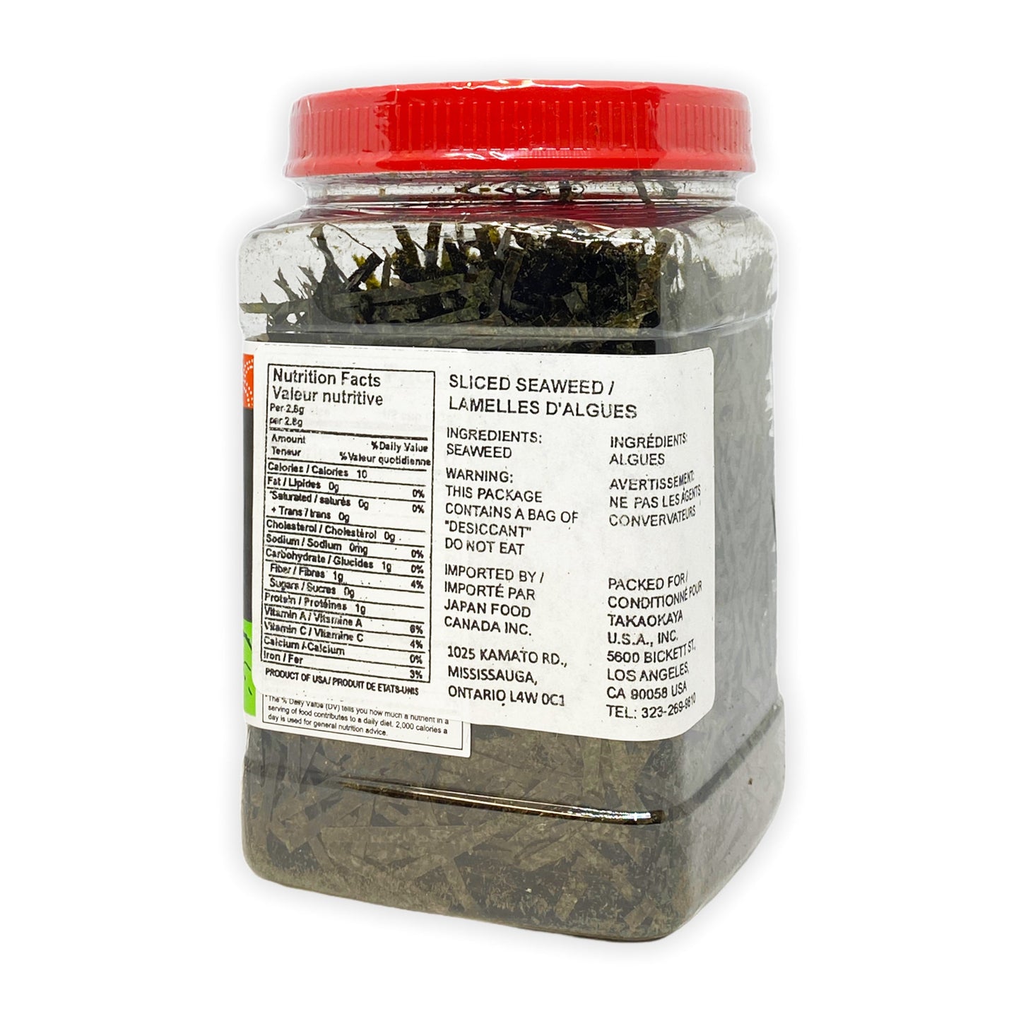 Algues grillés en lamelle