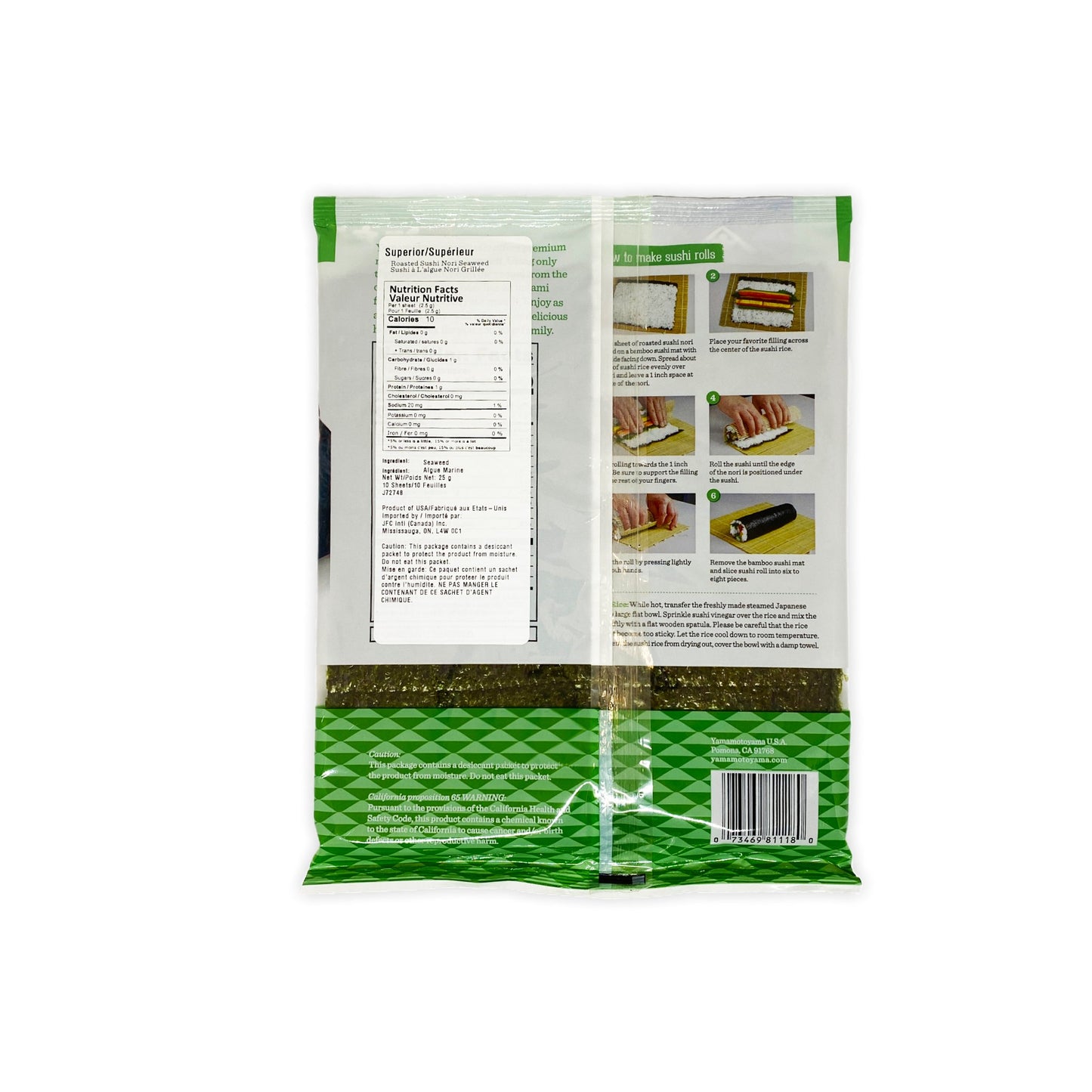 Algues grillés supérieur