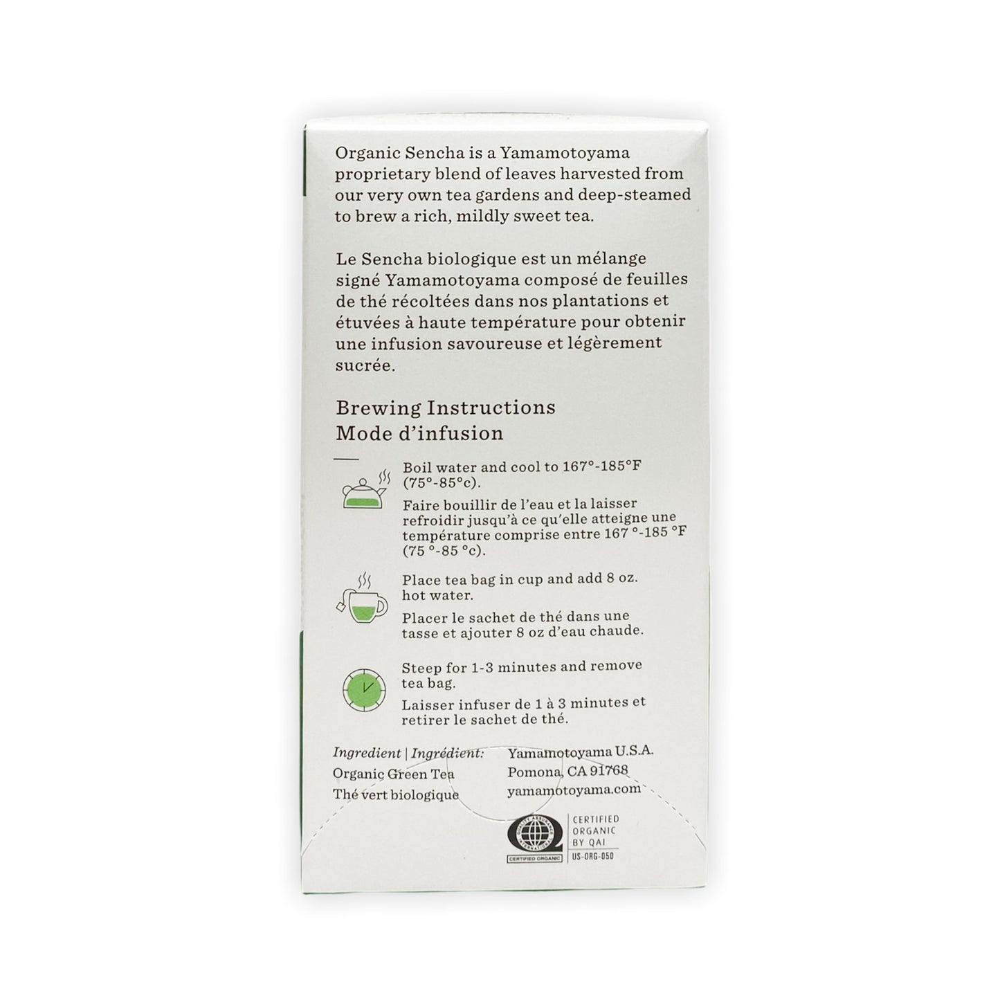 Thé vert sencha organique