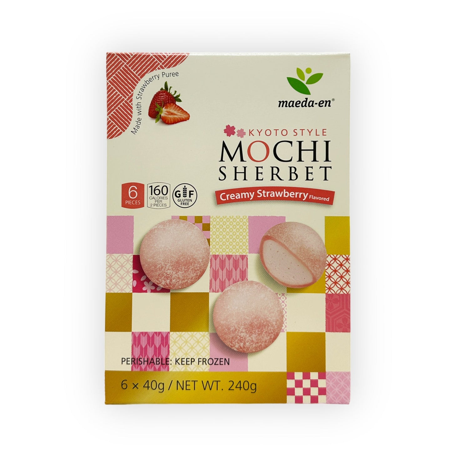 Mochi - sorbet aux fraise