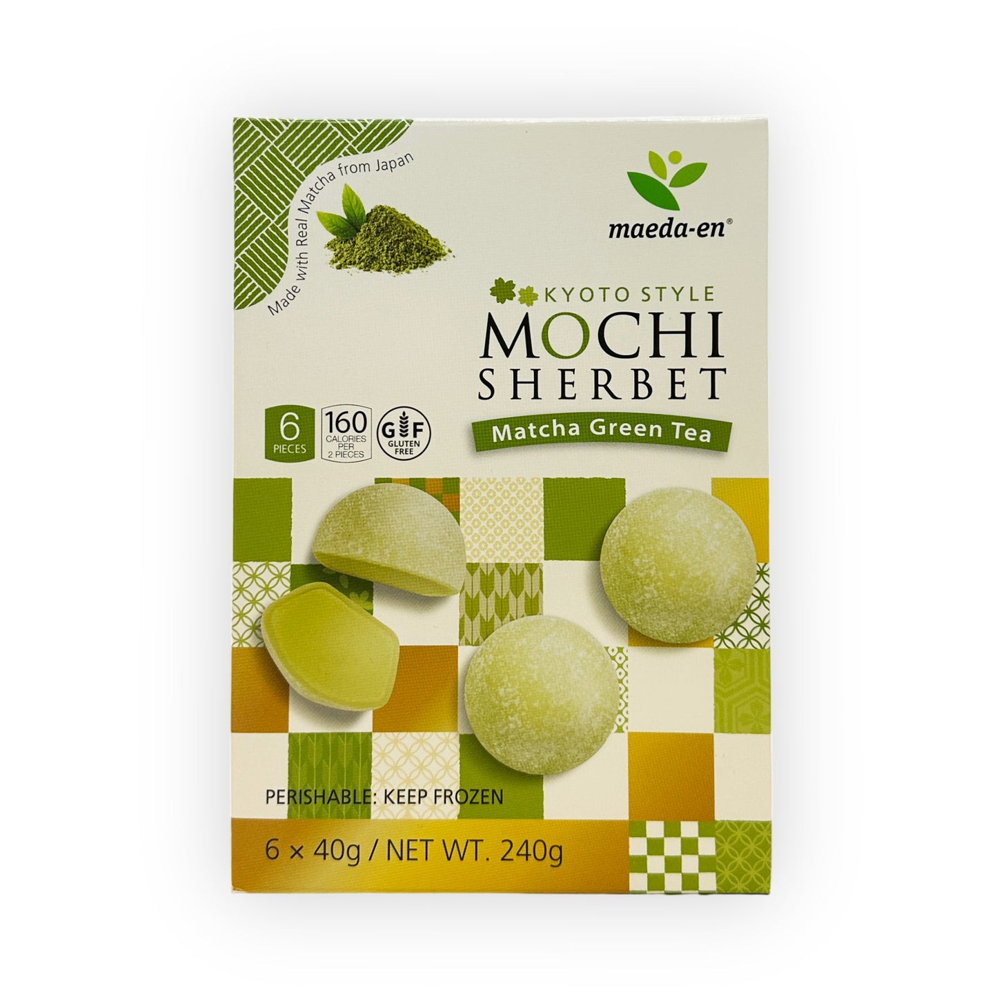 Ice cream mochi - green tea