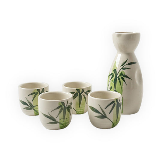 Sake set - bamboo