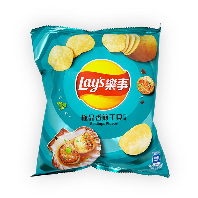 Potato chips - scallops