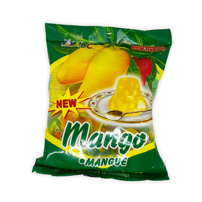 Coconut jelly: mango