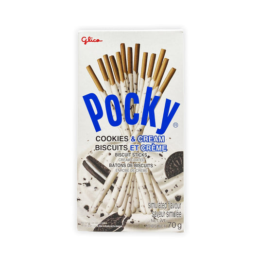 Pocky cookies and cream