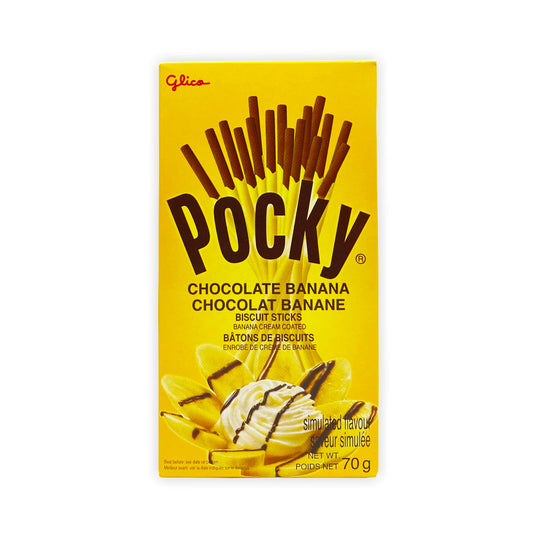 Chocolate and banana pocky