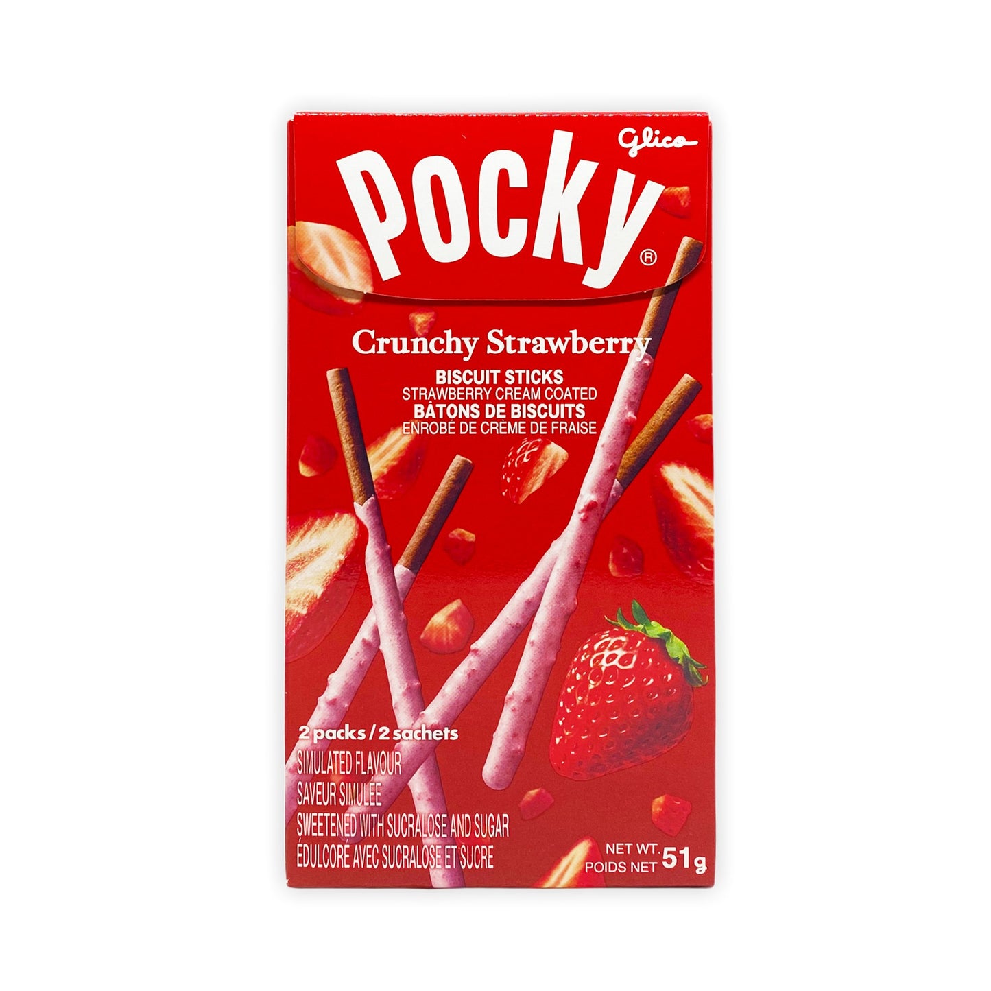 Pocky fraise et chocolat