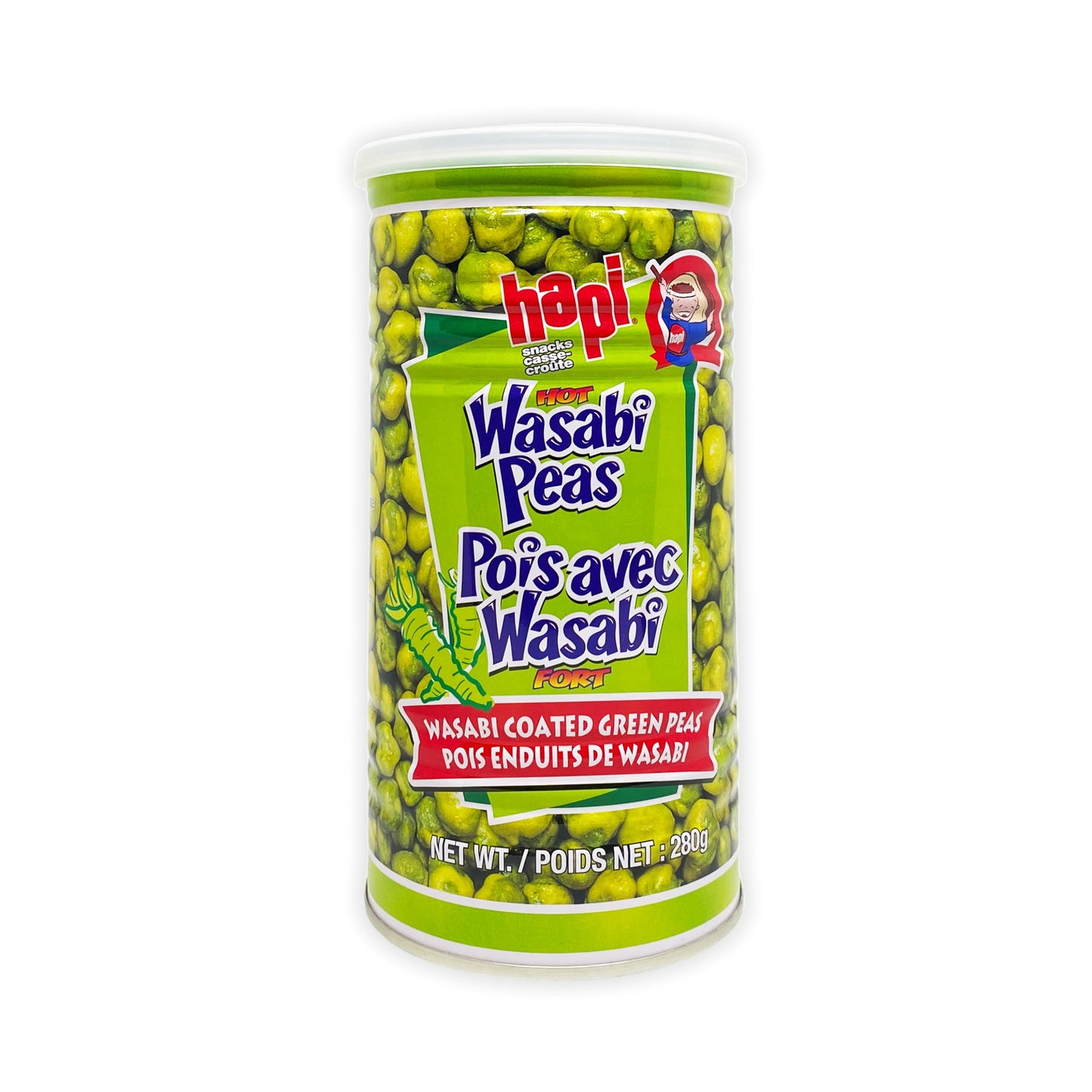 Yupik Wasabi Green Peas - 2.2lb Bag Of Spicy Crunchy Snacks | Healthy Wasabi Flavored Roasted Peas For Snacking