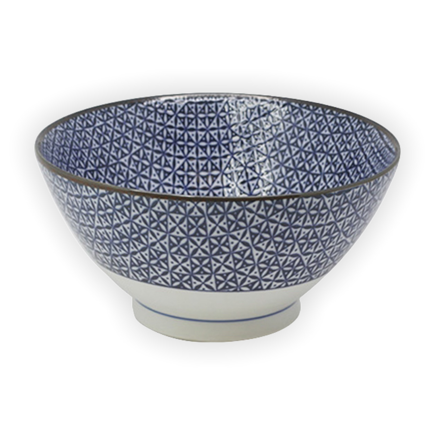 Japanese bowl - blue pattern 7"