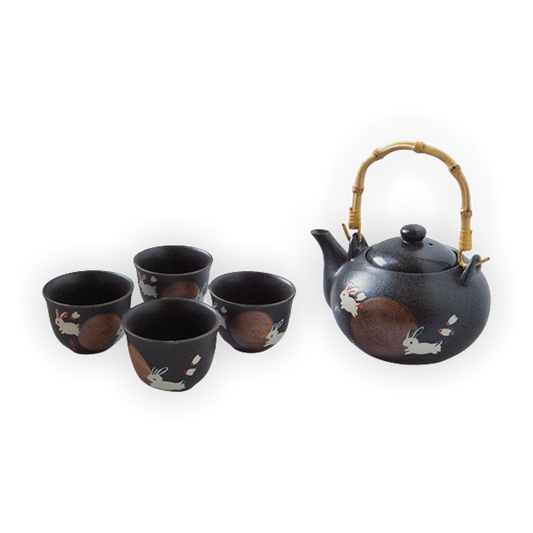 Tea set - moon rabbit