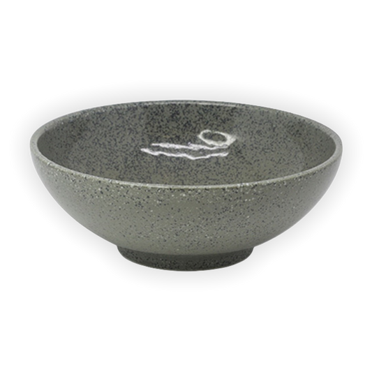 Large bowl - gray 8"