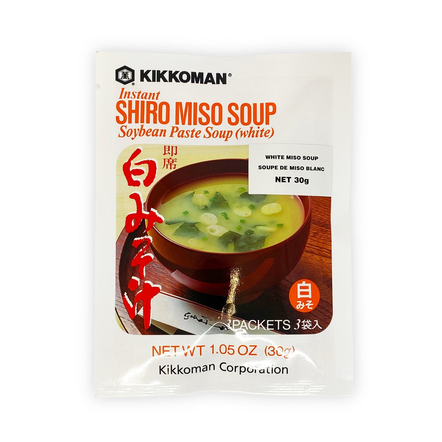 Soupe de miso blanc instantanée