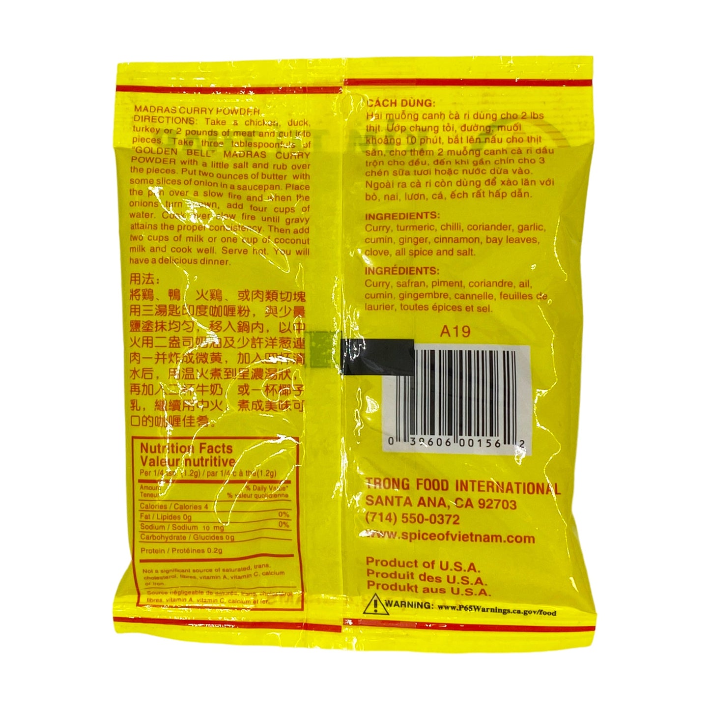 Madras curry powder