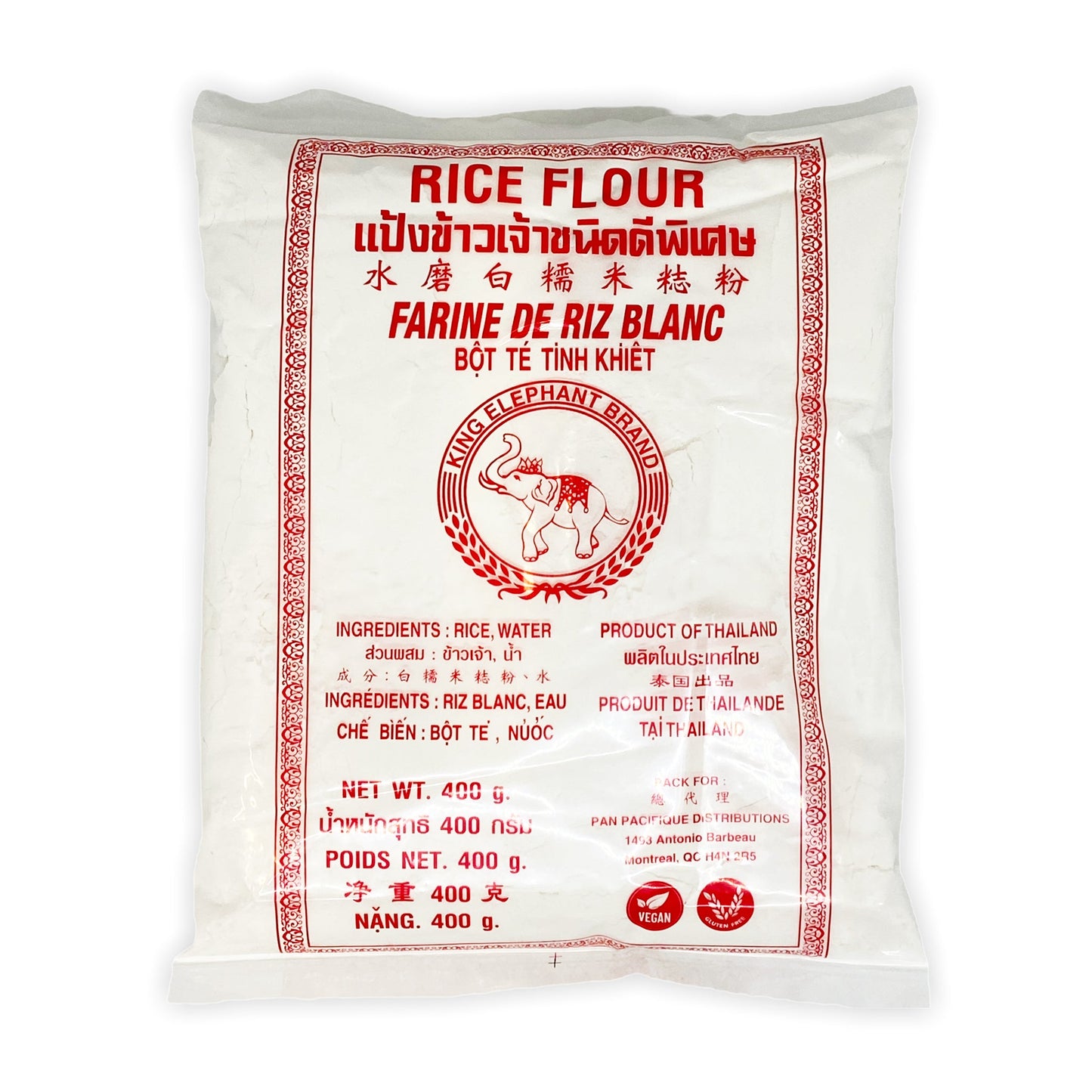 Farine de riz blanc