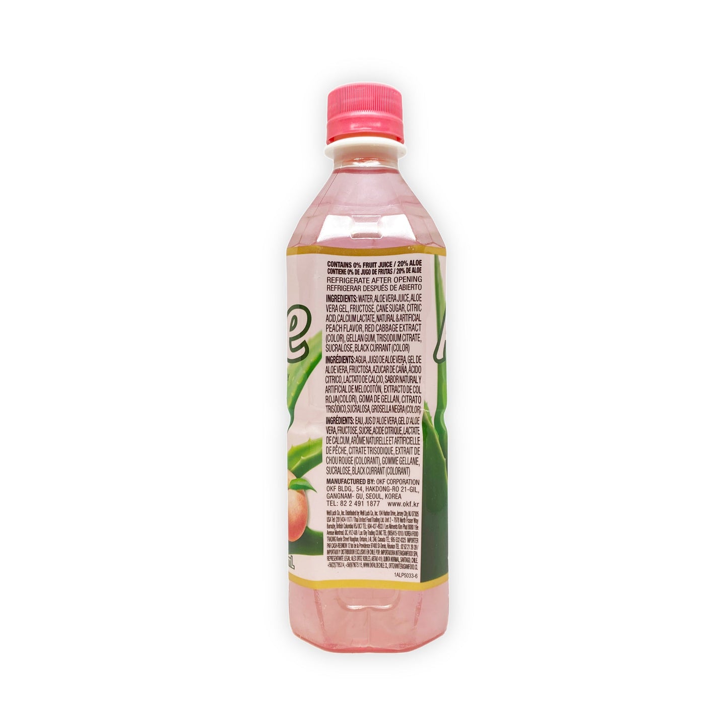 Aloe vera juice - peach