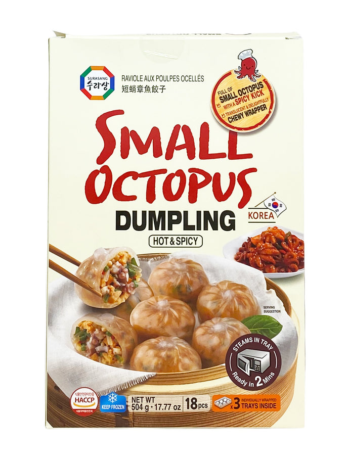 Spicy octopus dumpling