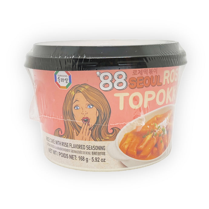 Instant topokki with rose sauce