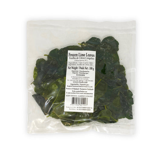 Frozen kaffir lime leaves